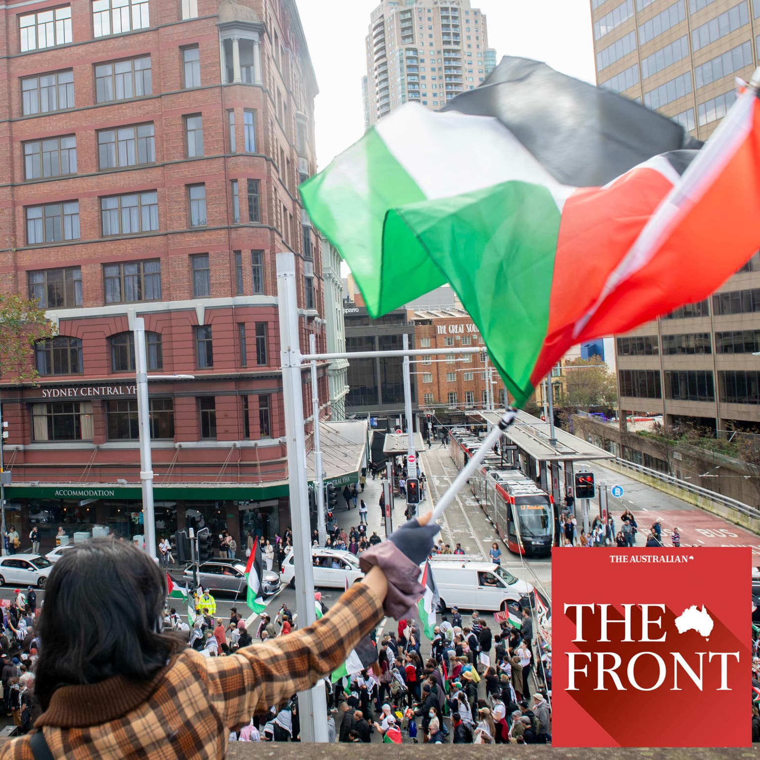 Antisemitism barrister’s daughter is a pro-Palestine protester artwork