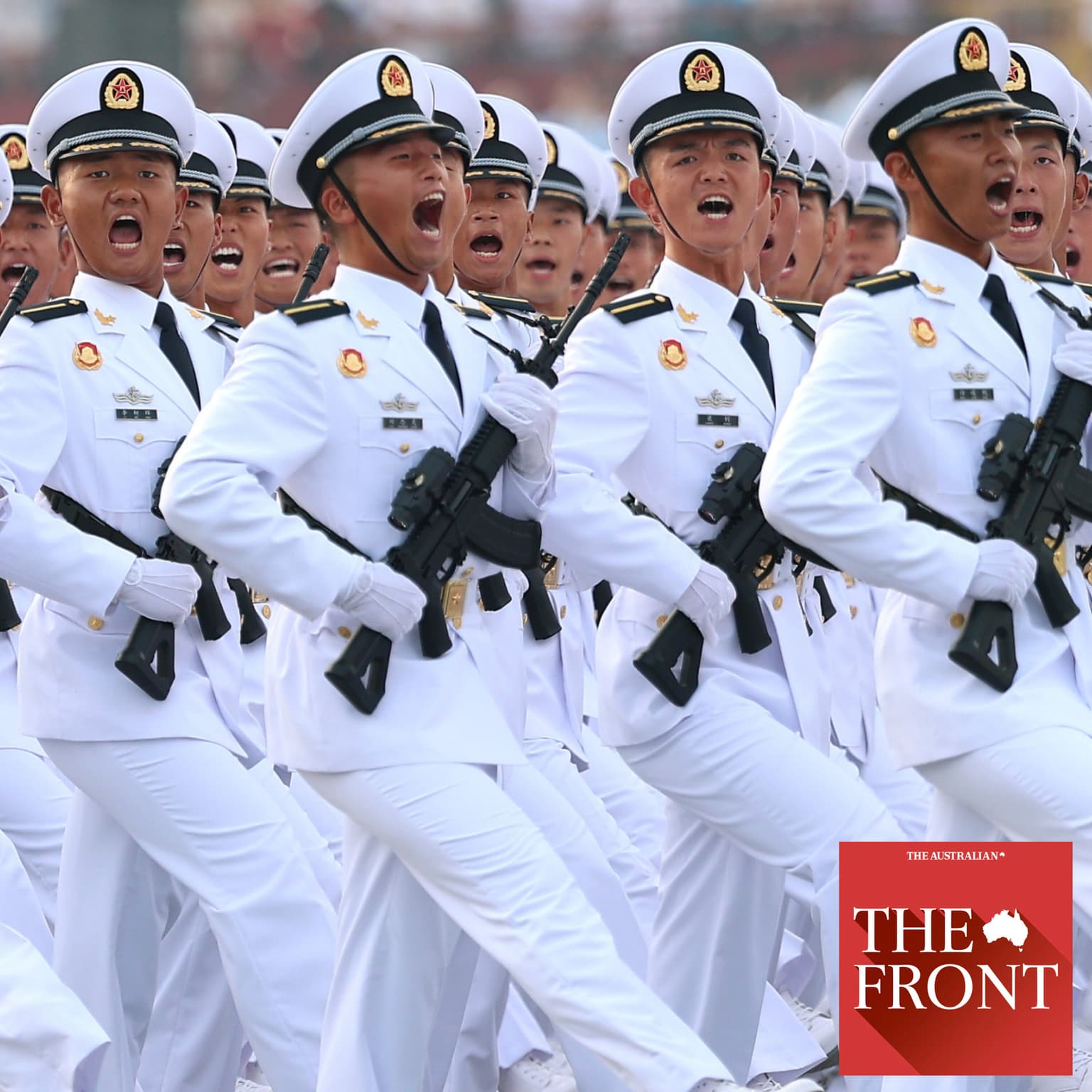Ghost planes and a Stalinist monstrosity: China on parade artwork