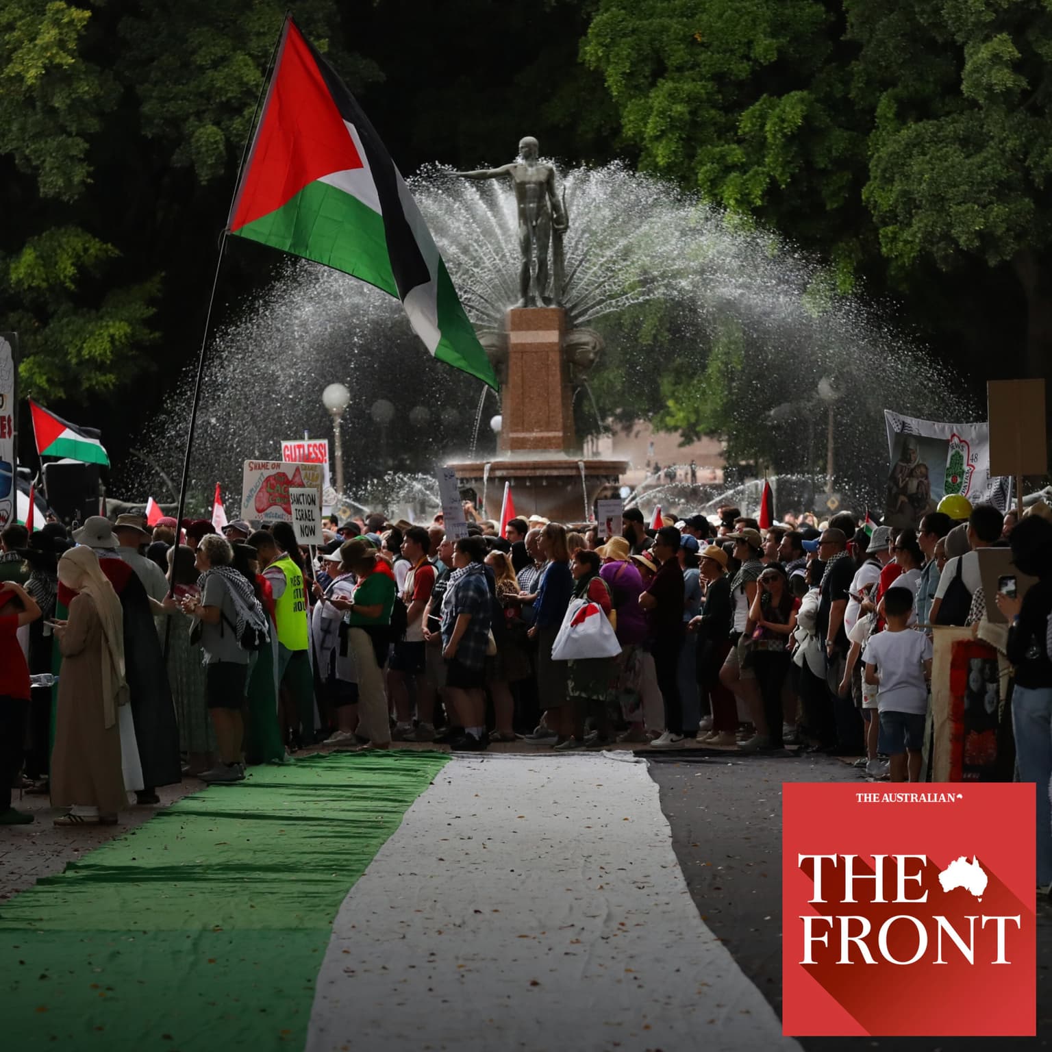 The ‘fantasy’ behind Palestine protests artwork