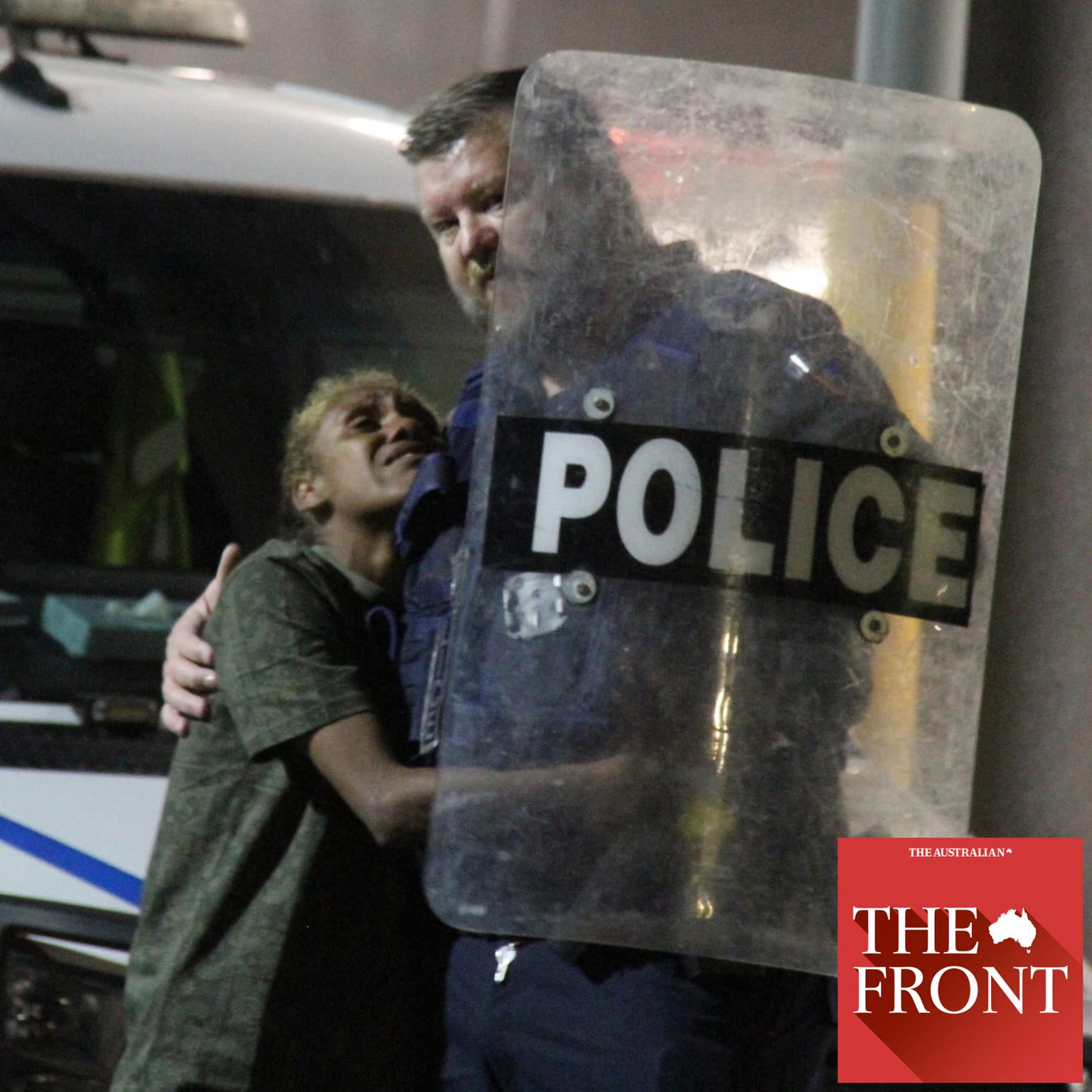 The reality of policing in Alice Springs artwork