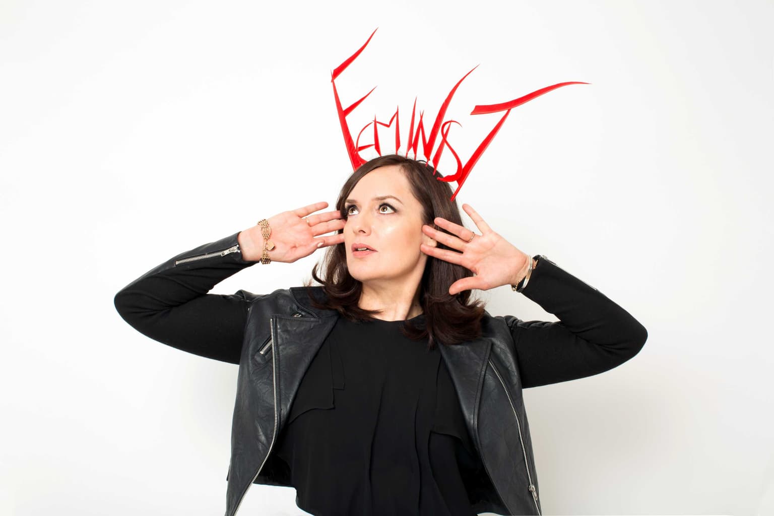 Guilty feminist Deborah Frances-White artwork