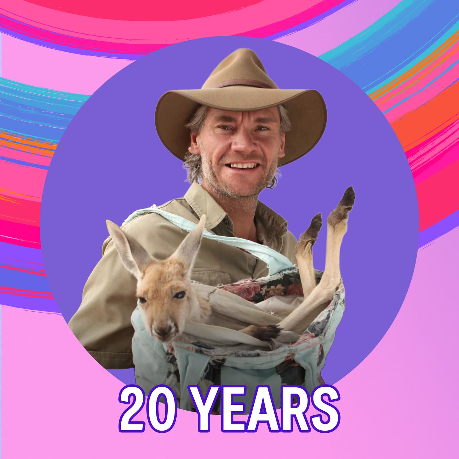 20th Anniversary Collection: Brolga the 'kangaroo mum' artwork