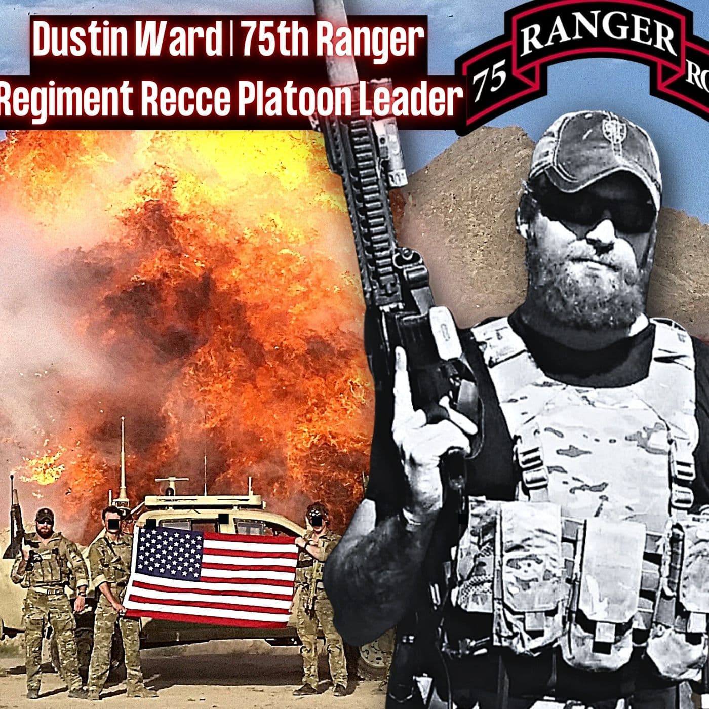 75th Ranger Regiment Recce Platoon Leader | Dustin Ward (throwback episode) artwork