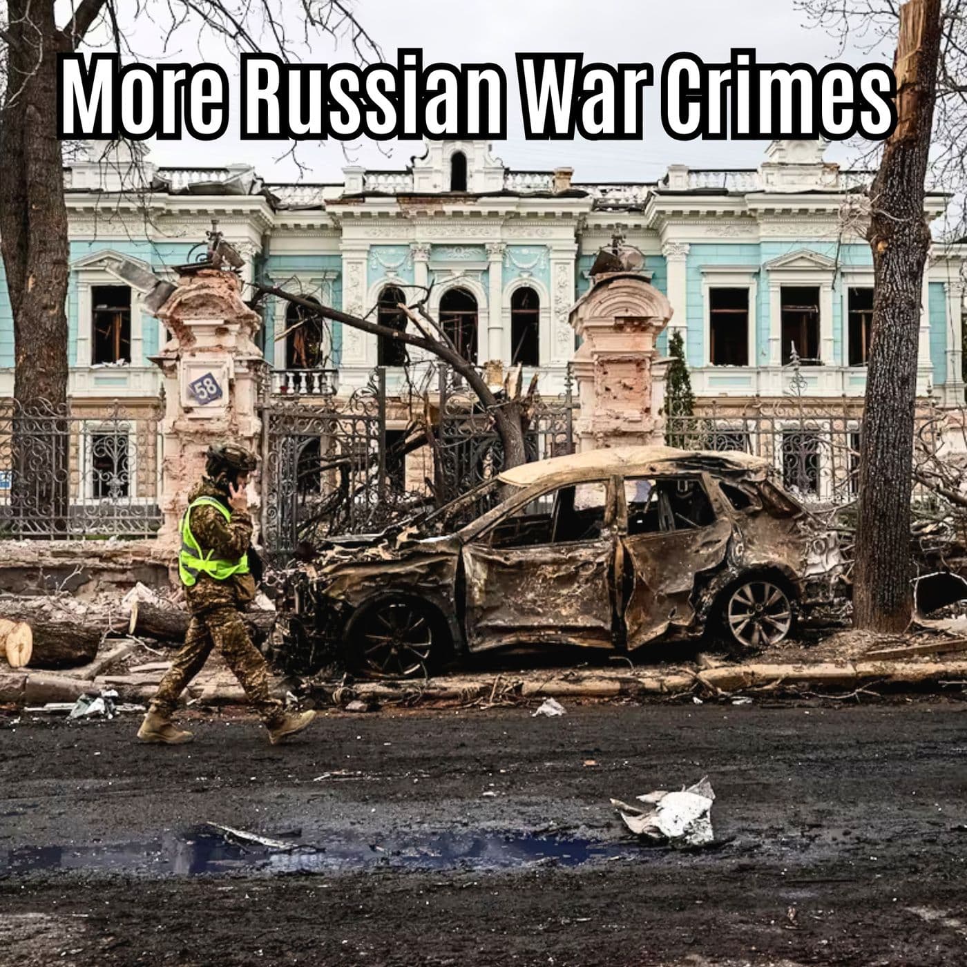 Russia Bombs Civilians in the Sumy Region in Ukraine | EYES ON GEOPOLITICS artwork