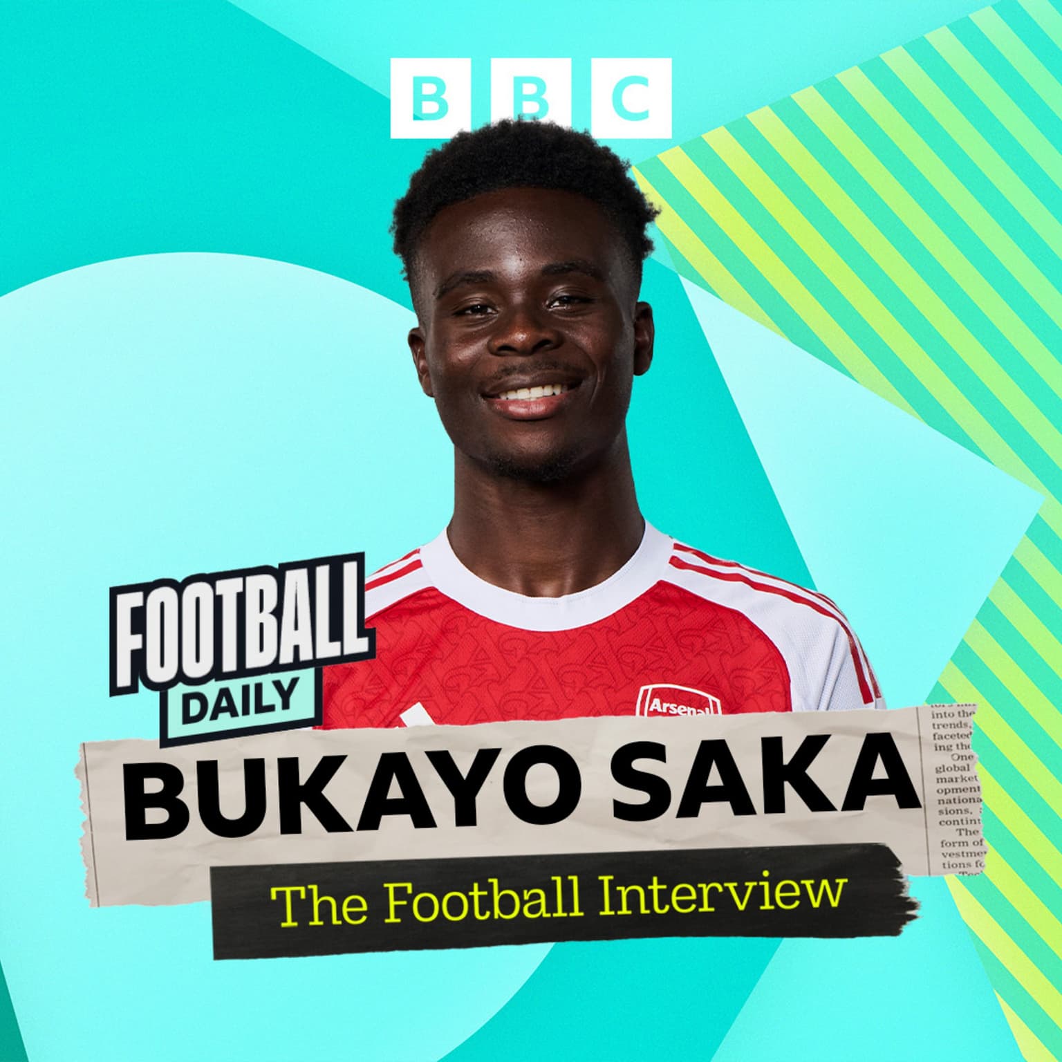 Bukayo Saka - The Football Interview artwork