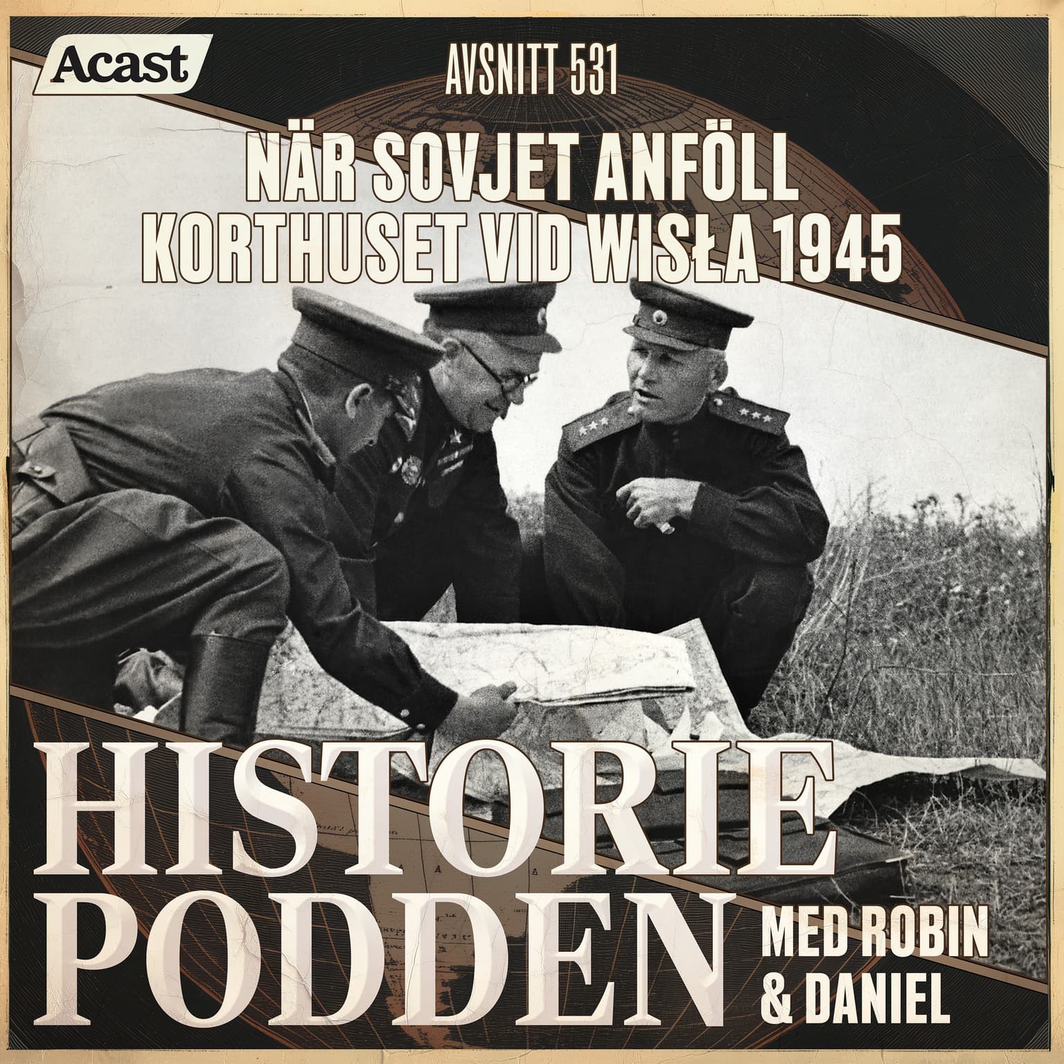 531. När Sovjet anföll korthuset vid Wisła 1945 artwork