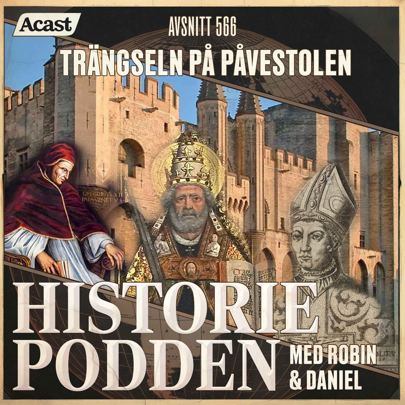 566. Trängseln på påvestolen artwork