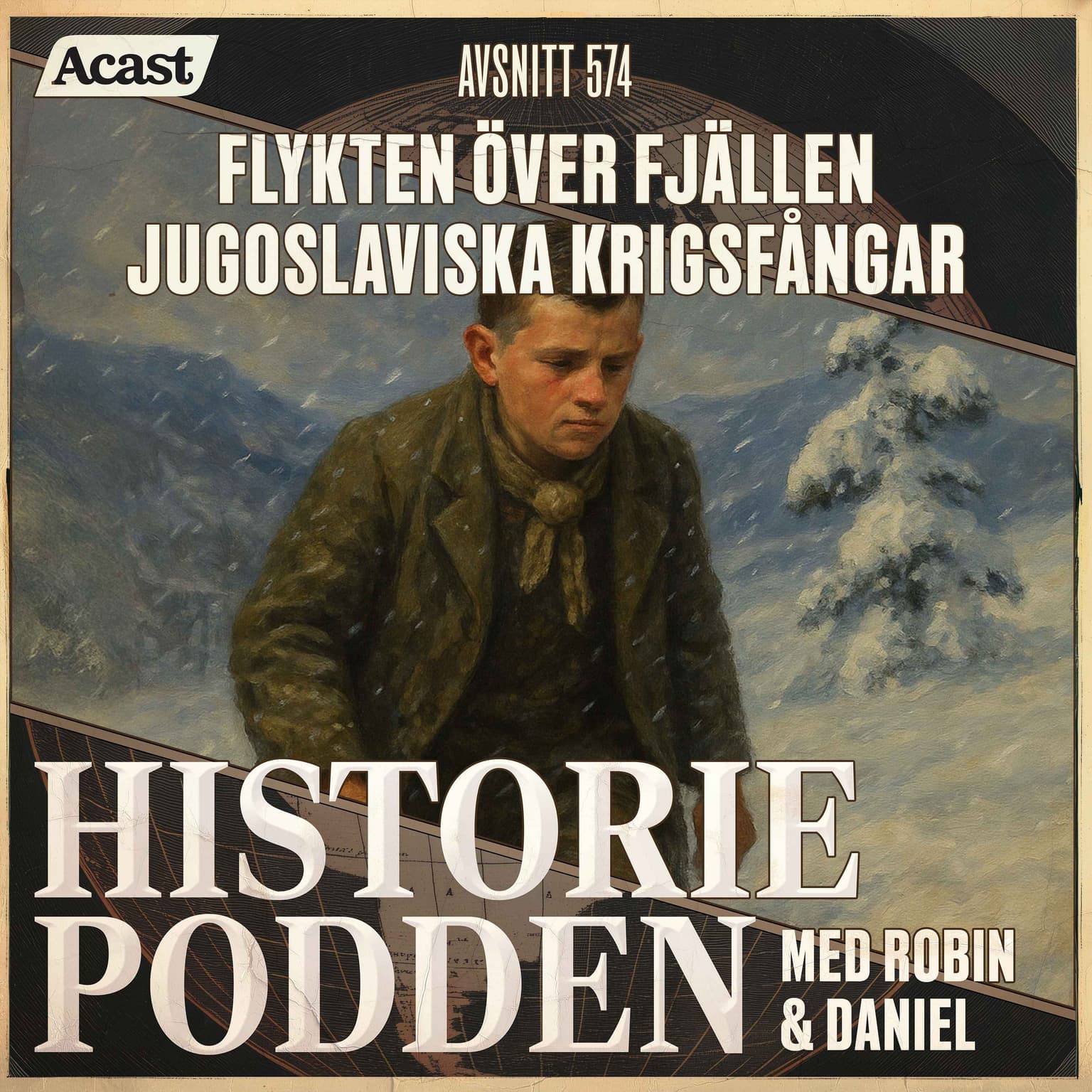 574. Flykten över fjällen: Jugoslaviska krigsfångars flykt från nazisternas nordnorska läger artwork