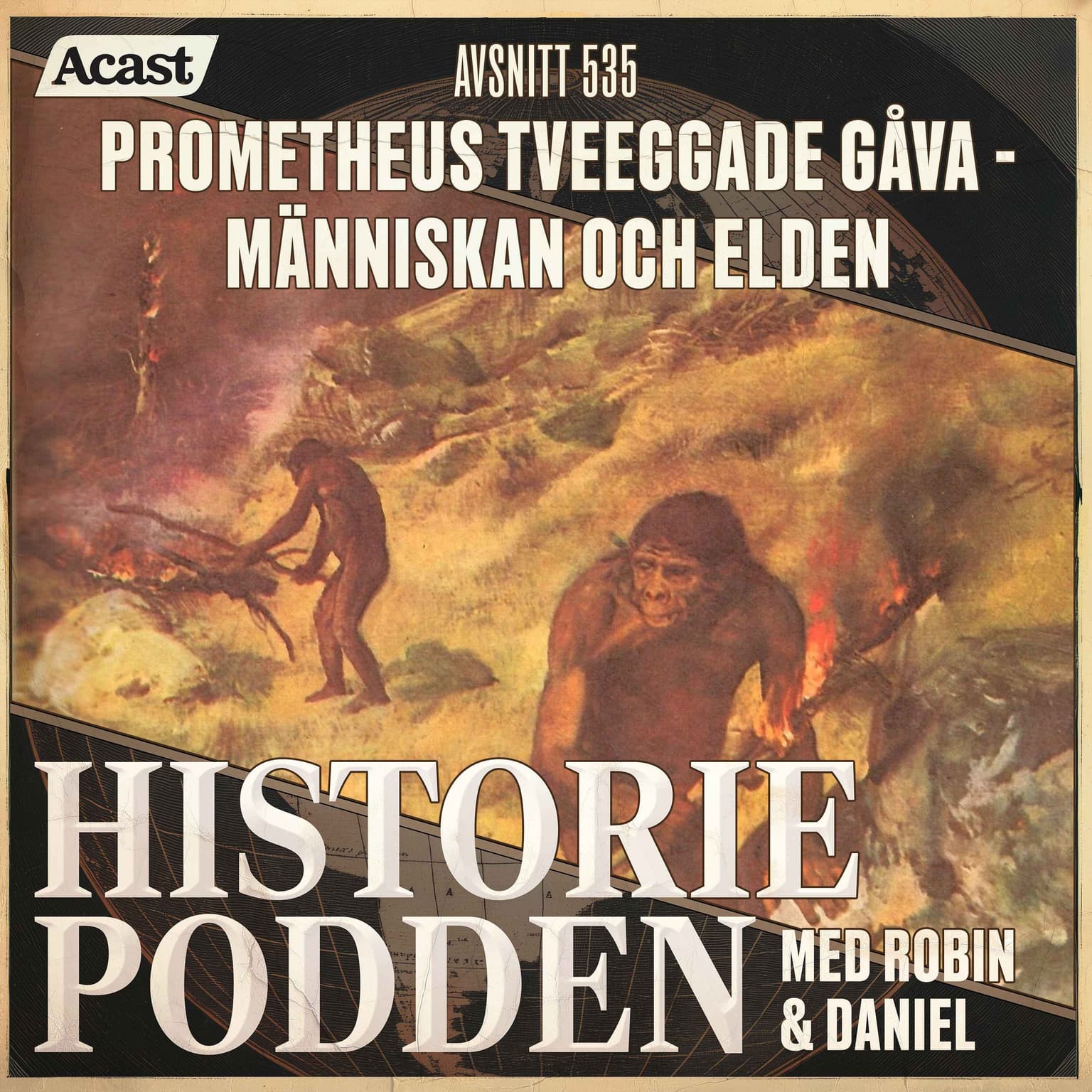 535. Prometheus tveeggade gåva - människan och elden artwork