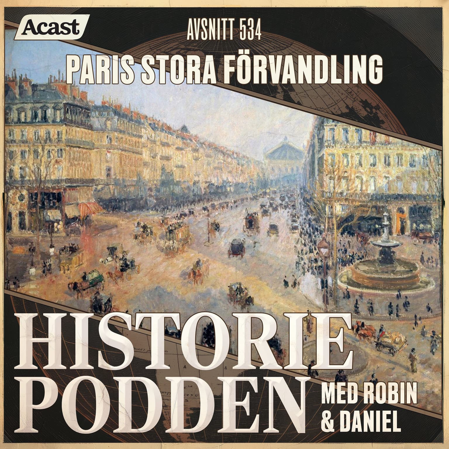 534. Paris stora förvandling - Haussmann och Napoleon III artwork