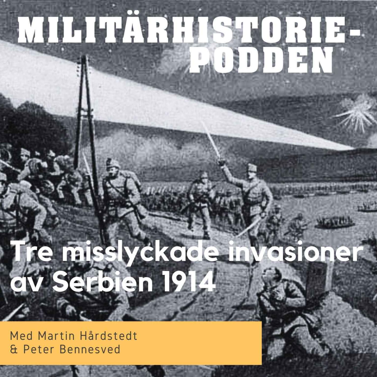 Österrike-Ungerns tre misslyckade invasioner av Serbien 1914 artwork