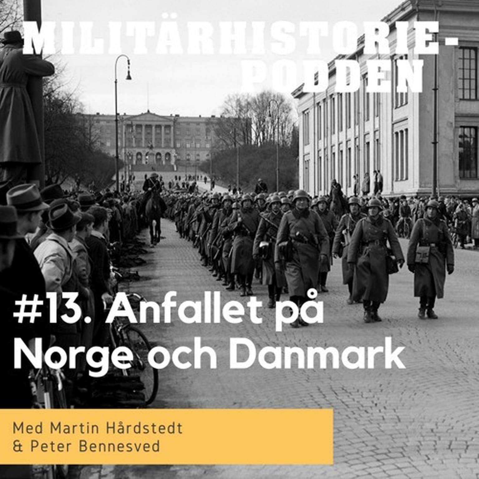 Tysklands anfall på Norge och Danmark den 9 april 1940 artwork