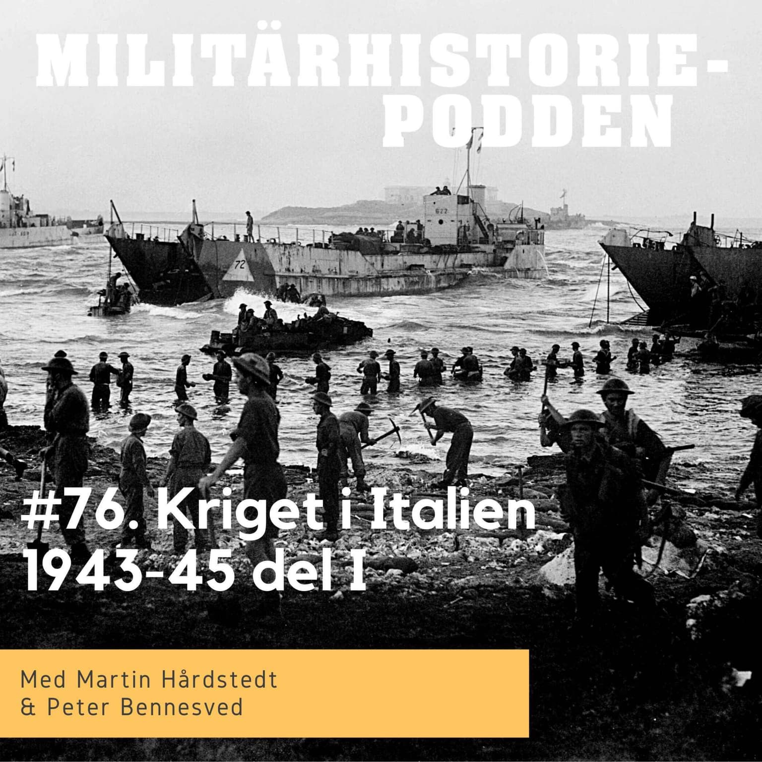 Det våldsamma kriget i Italien 1943-45 (del I) artwork