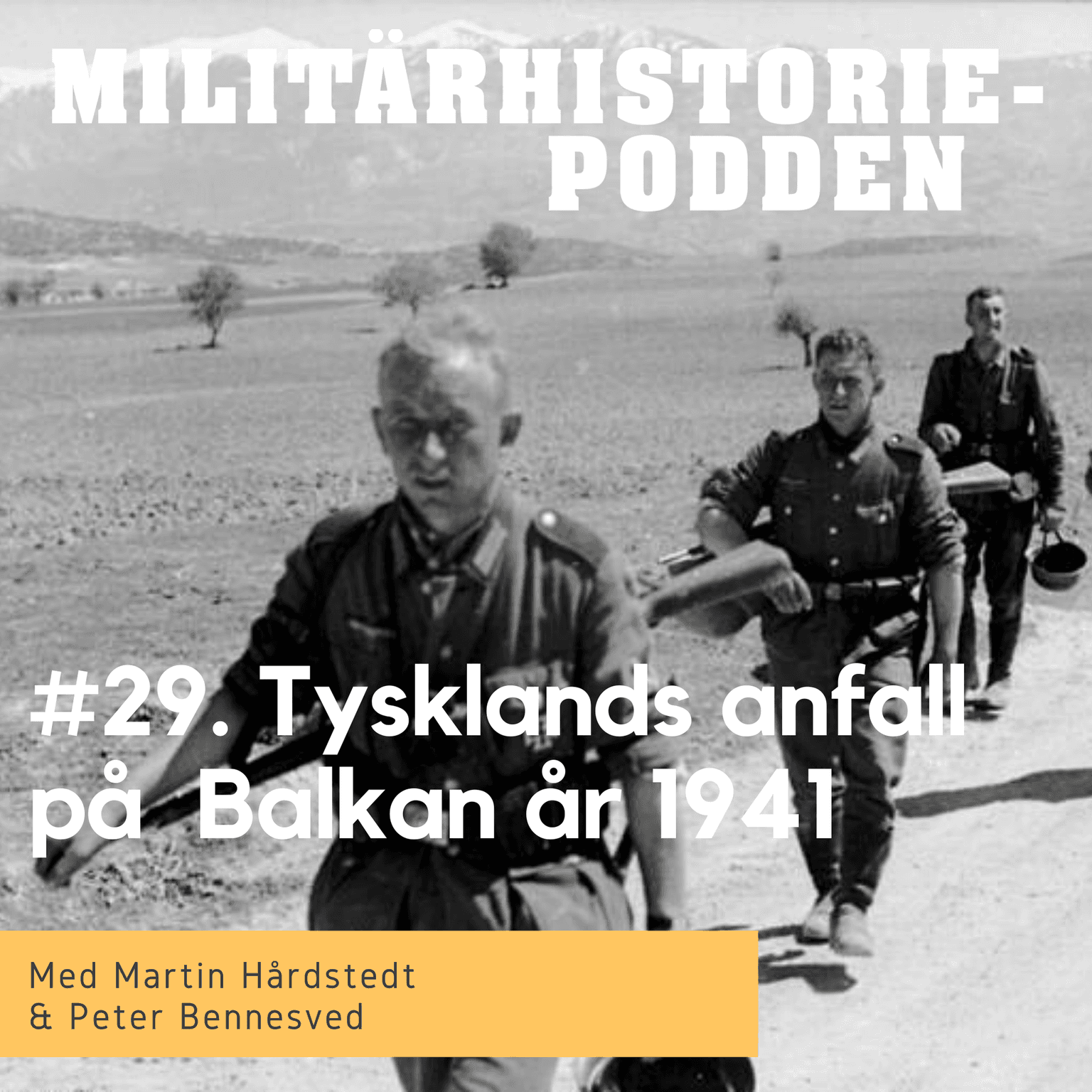 Tyskt blixtkrig på Balkan 1941 inför Barbarossa artwork