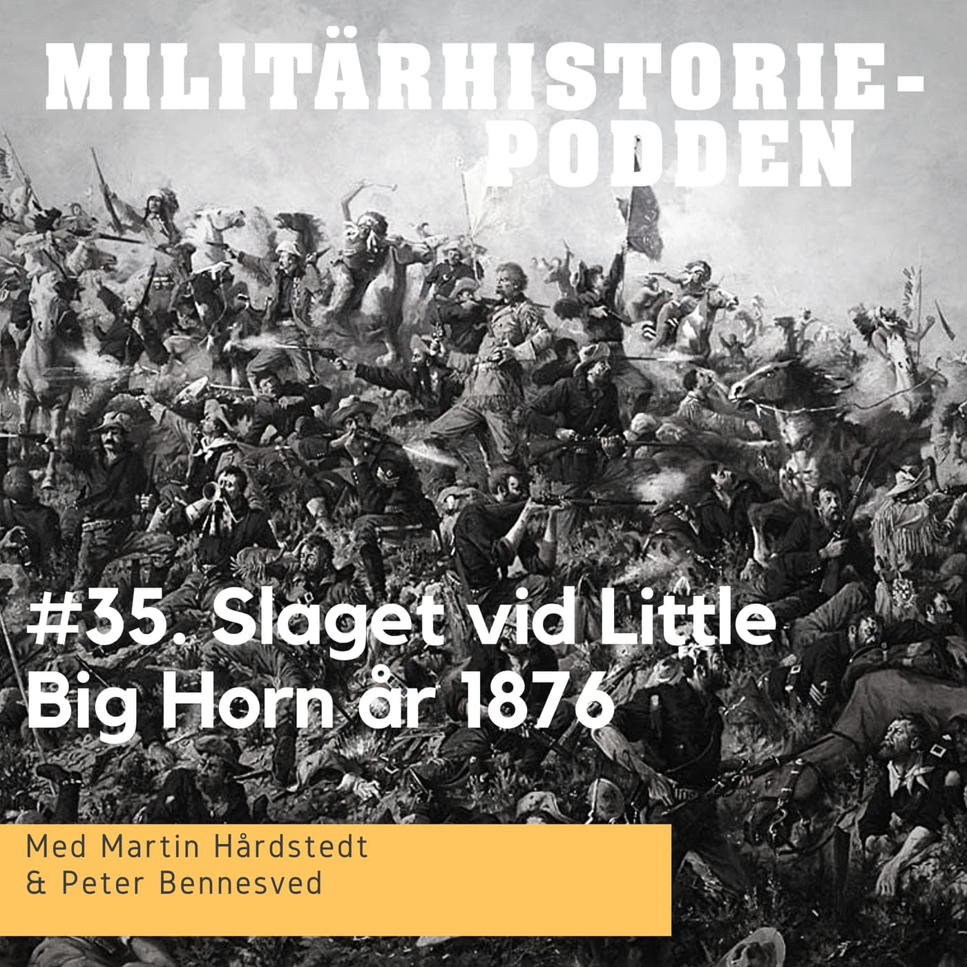 Slaget vid Little Big Horn år 1876 – Custers sista strid artwork