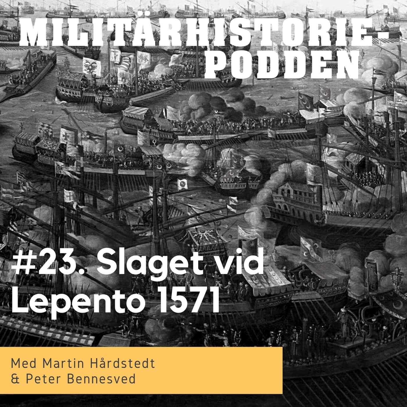 Galärernas sista stora strid vid Lepanto år 1571 artwork