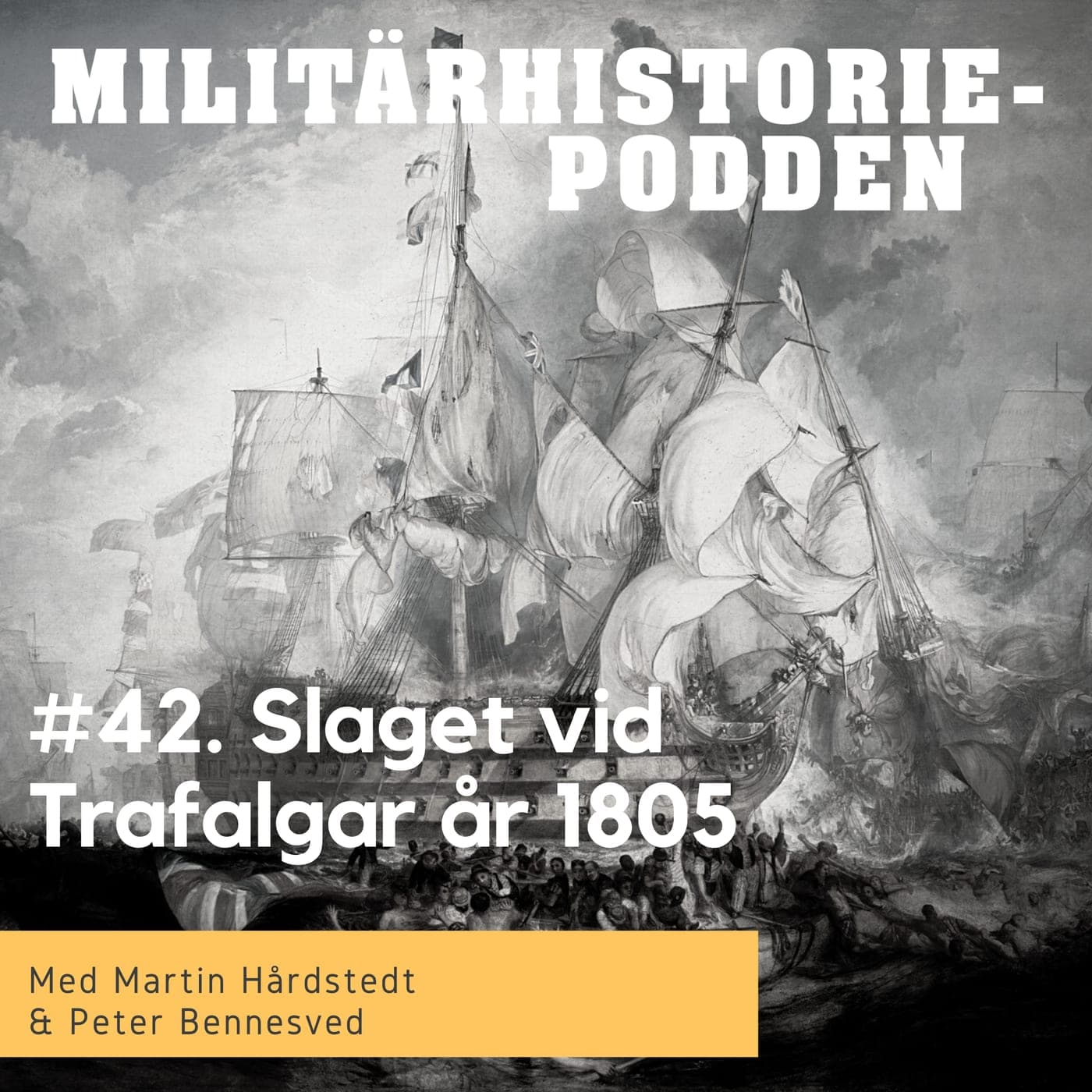 Slaget vi Kap Trafalgar år 1805 inledde britternas dominans på haven artwork