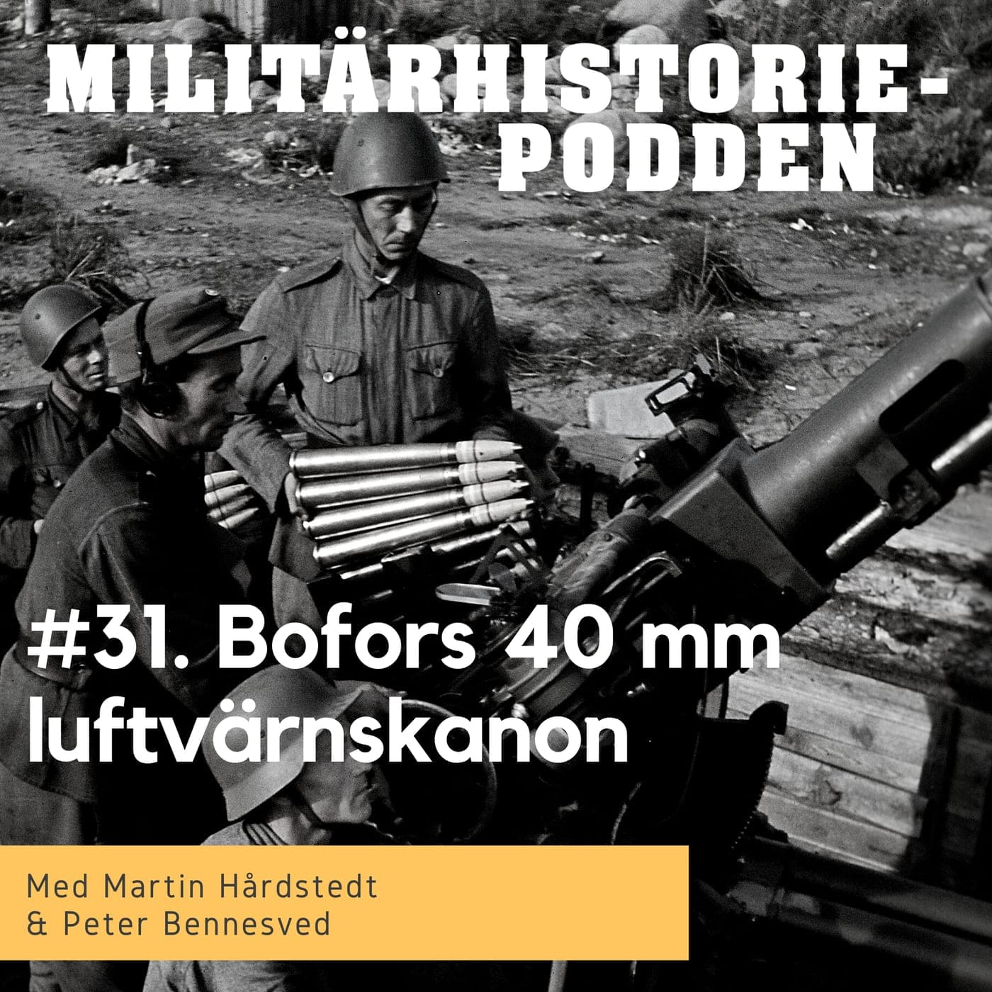 Luftvärnskanonen Bofors 40 mm – med licens att döda artwork