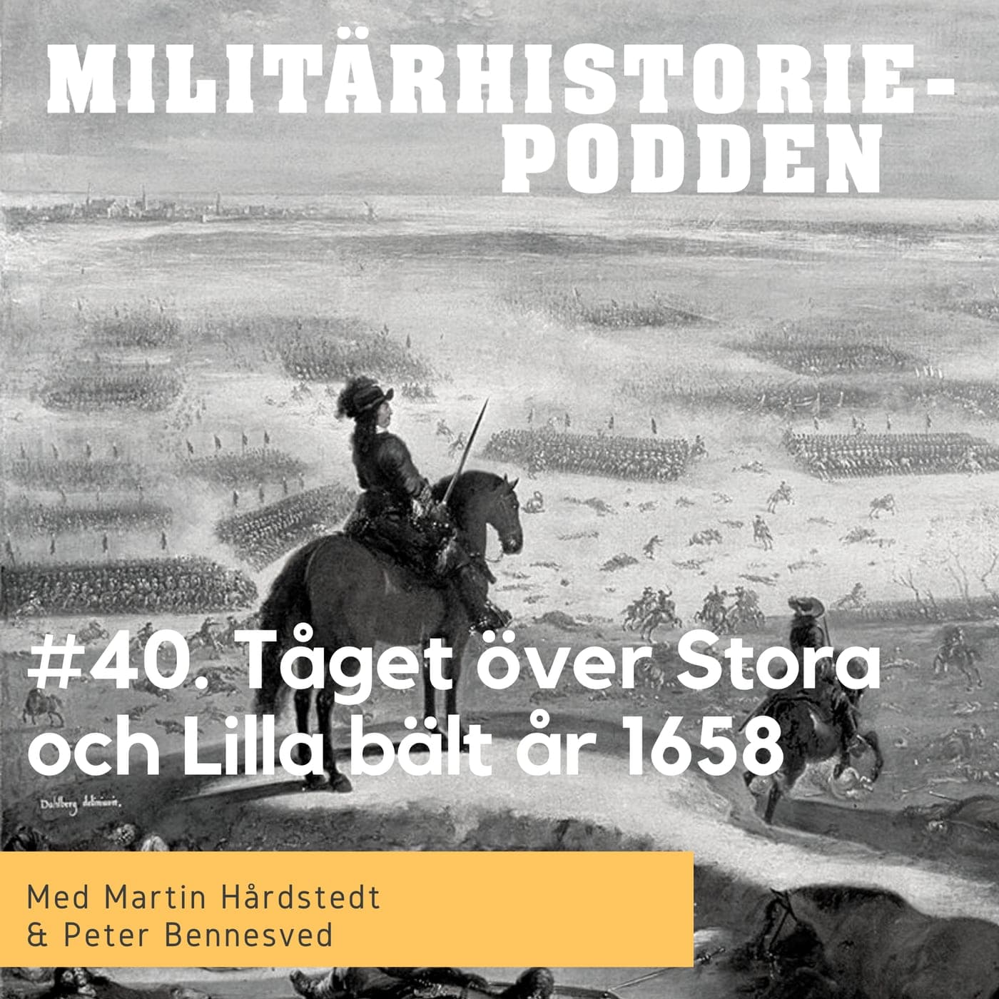 Karl X:s mytiska tåg över Stora och Lilla Bält 1658 artwork