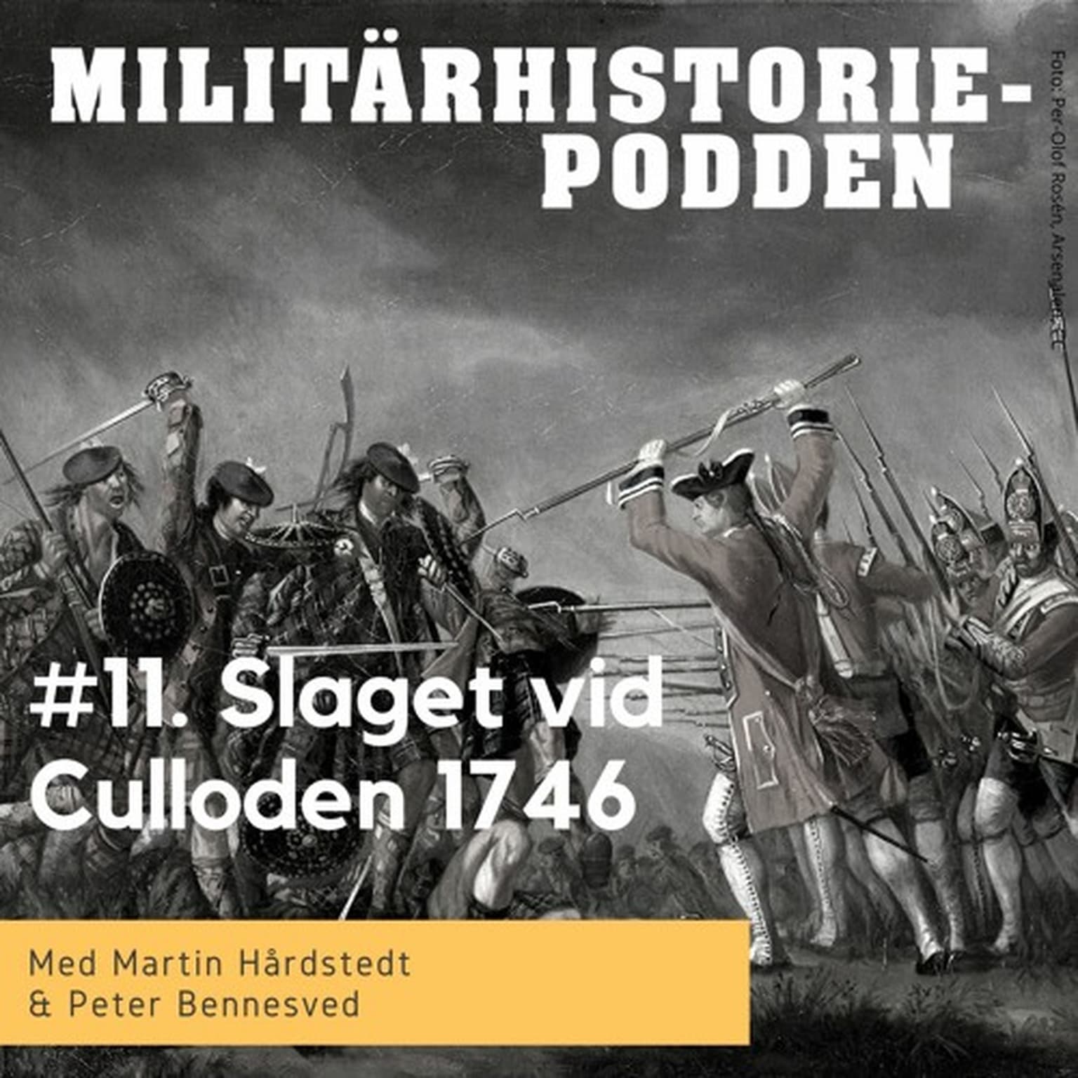 Skottarnas sista kamp vid Culloden år 1746 artwork