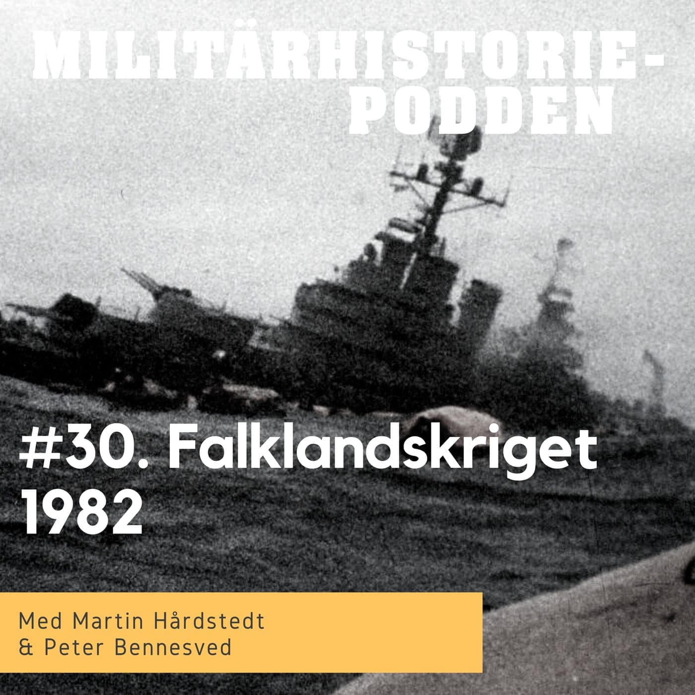 Det oväntade Falklandskriget år 1982 artwork