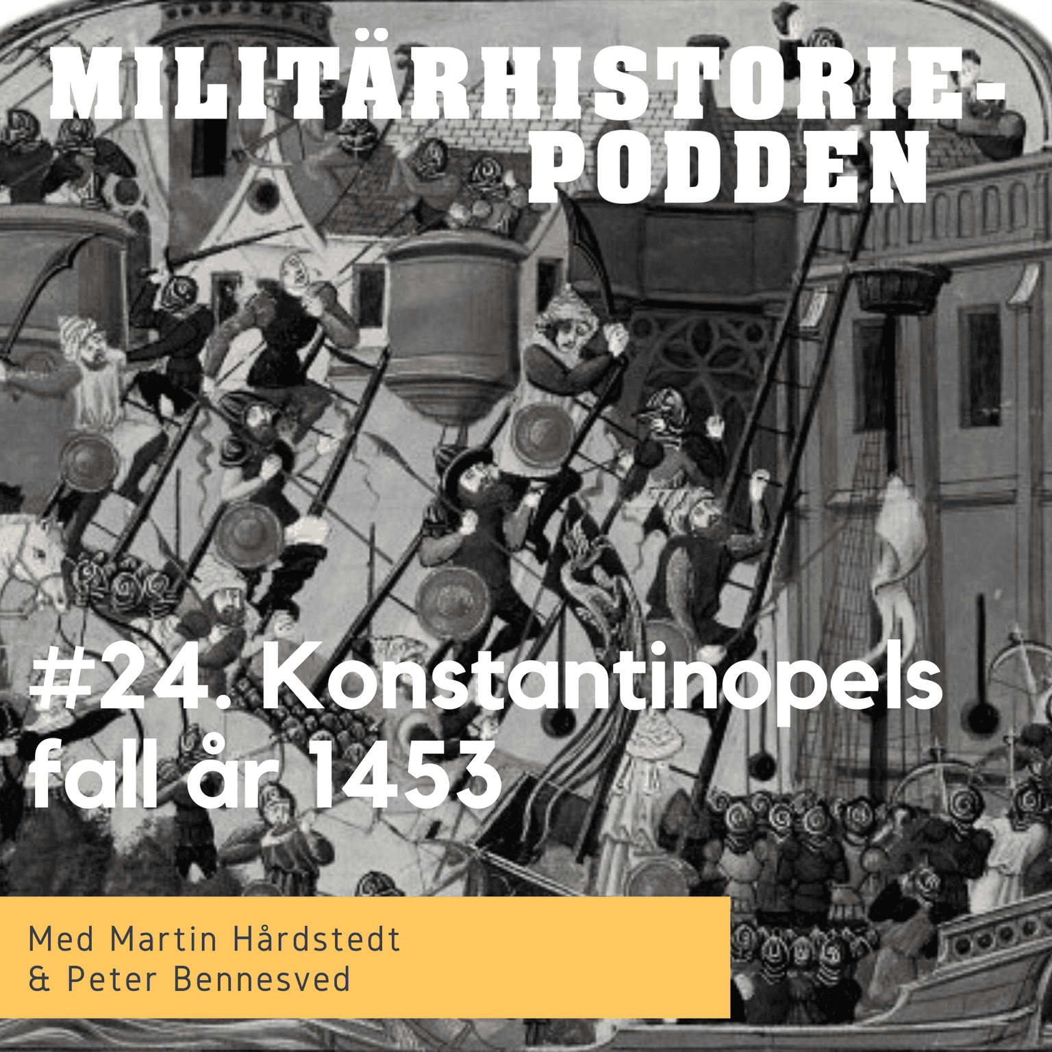 Det mytomspunna Konstantinopels fall år 1453 artwork
