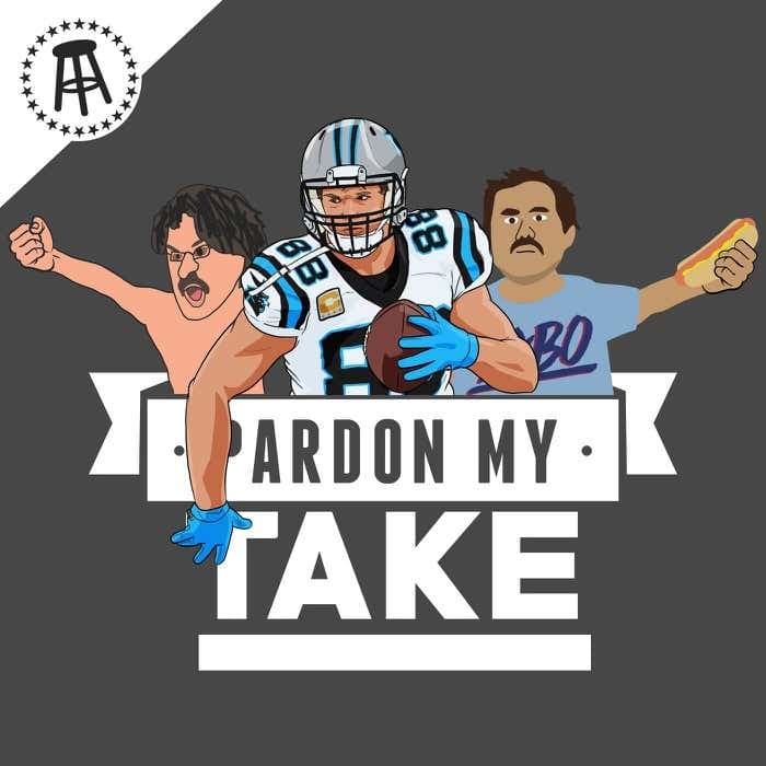 Greg Olsen, Mt Rushmore Of Everyday Villains, The Boys Get Their Championship Rings And Lebron Is Not Retiring artwork