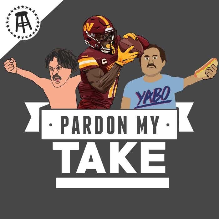 Commanders WR Terry McLaurin, Patrick Reed’s Lawsuit, The Big Ten On CBS + Mt Rushmore Of Precrime artwork