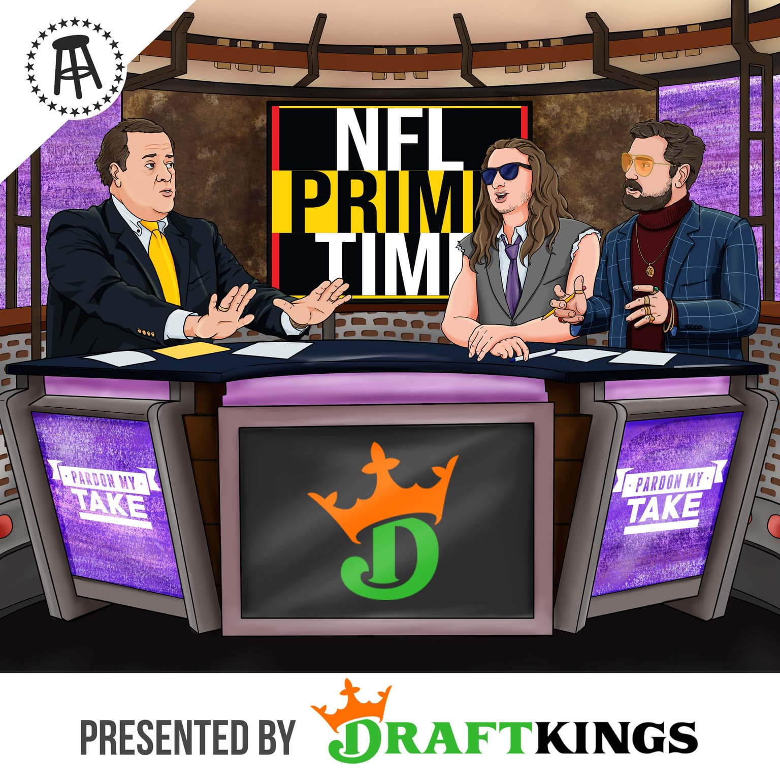 Chris Berman In Studio And We’re Live From Super Bowl Week In San Francisco artwork