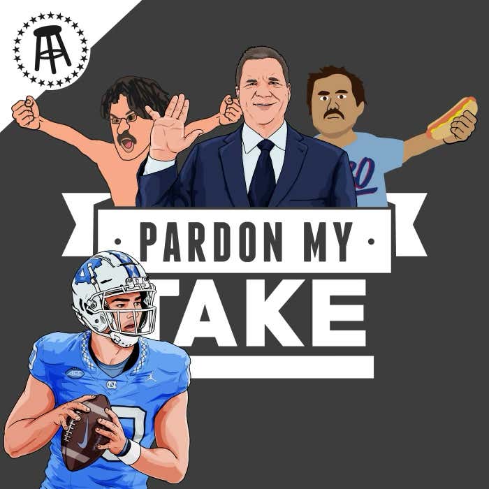 NFL With Brian Baldinger, 1 Question With Drake Maye, CFB Talk And Hot Seat/Cool Throne artwork
