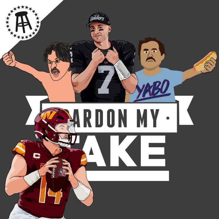 Raiders QB Brian Hoyer, CFB, MNF Doubleheader, 1 Question With Sam Howell And Jimbo’s artwork