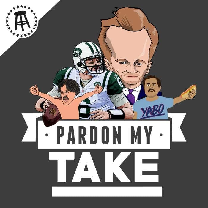 Joe Buck, Mark Sanchez, Super Bowl Story Lines And A Brand New Segment Pardon Your Take artwork