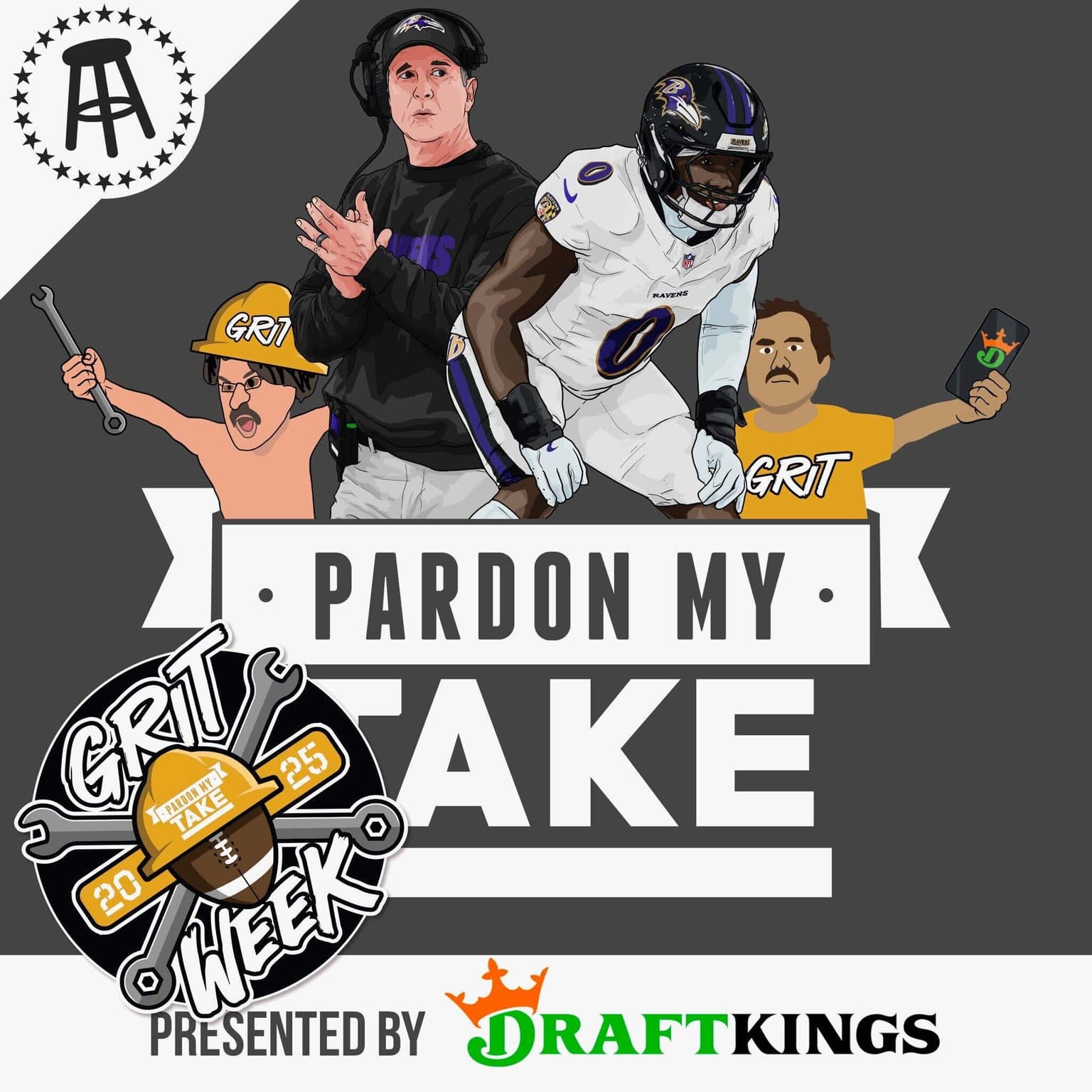 Ravens HC John Harbaugh, Roquan Smith, The Airing Of Grit Week Grievances, Mt Rushmore Of TV Moms + FAQ’s artwork