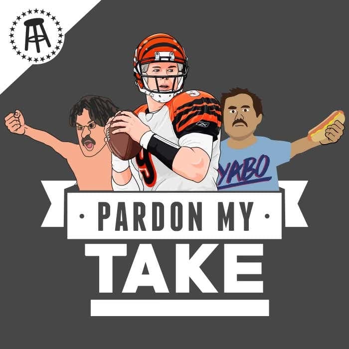 Carson Palmer In Studio, NFL Draft, Celtics/Sixers Is A Go + Giannis And The Bucks Bounced artwork