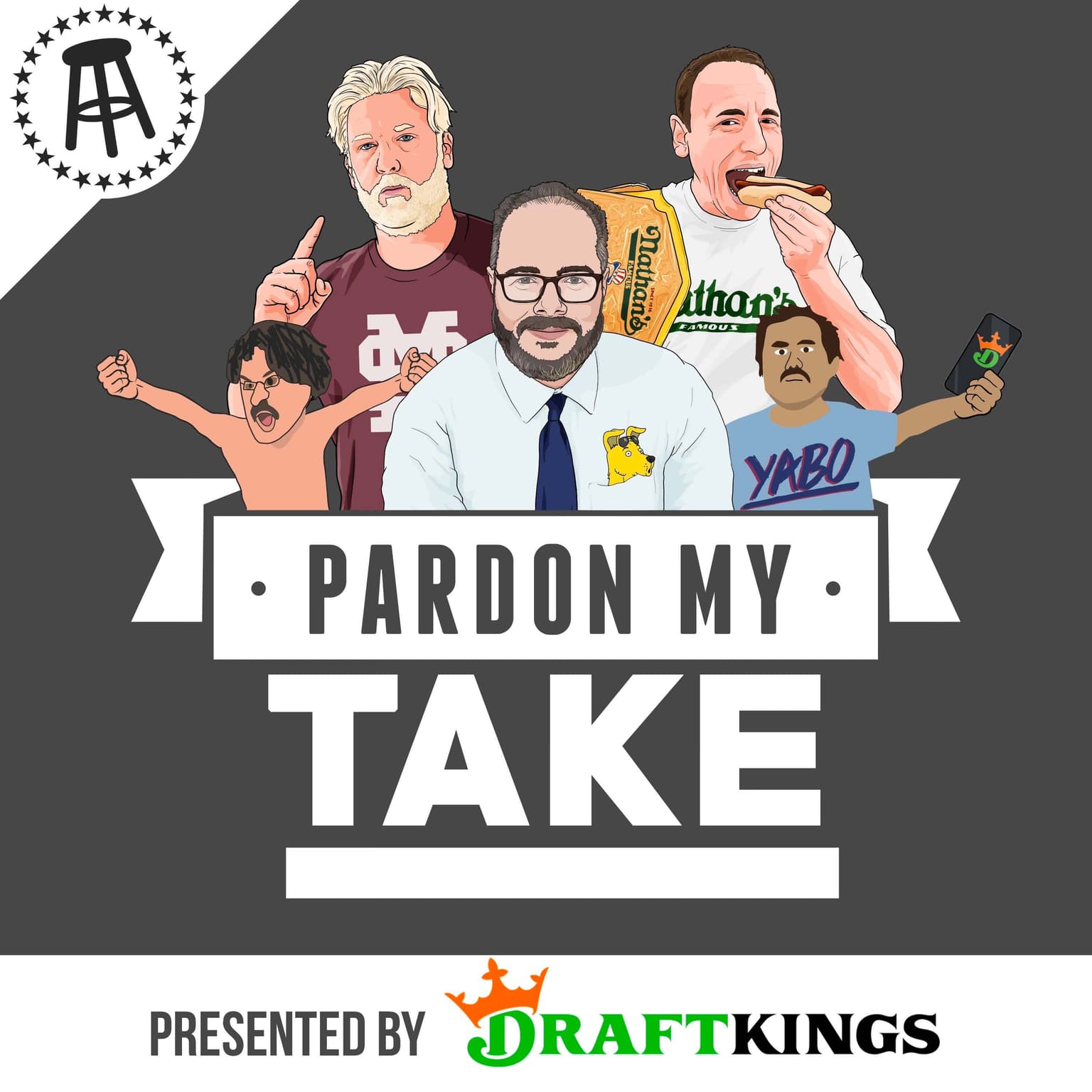 CFB Mega Preview With Tom Fornelli & Brandon Walker, Joey Chestnut + Mt Rushmore Of Things In A College Guys Apartment artwork