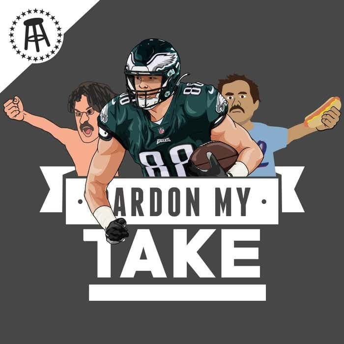 Eagles TE Dallas Goedert, Mt Rushmore Of Triangles, MLB All Star Game + Guys On Chicks artwork