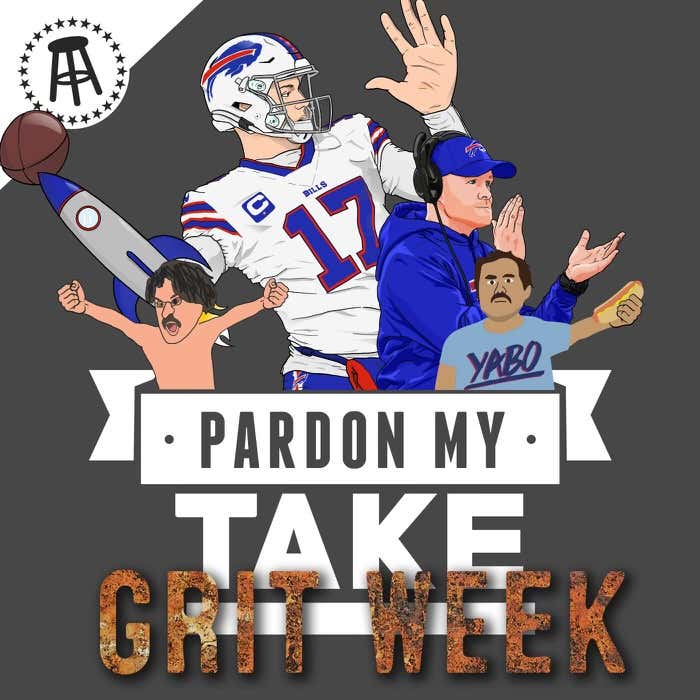 Josh Allen, Bills HC Sean McDermott, Mt Rushmore Of GOATS, Plus We Do The First Ever Podcast From A Hole We Dug Ourselves artwork