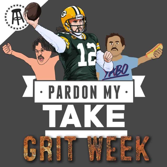 Aaron Rodgers, Grit Week 2022 + Mt Rushmore Of NFL Coaches You Want On Your Side In A Fight artwork
