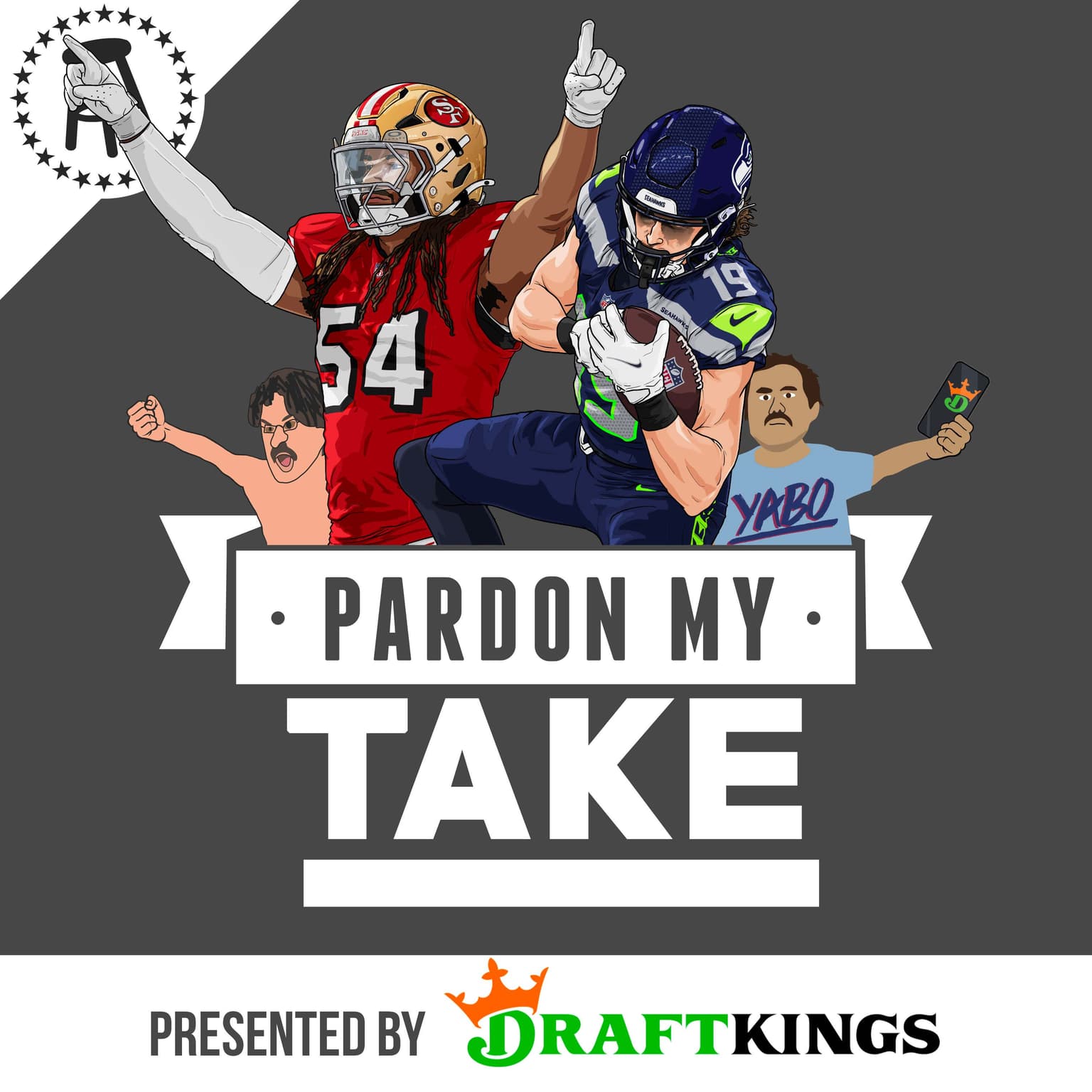 4X All Pro Fred Warner, Seahawks Jake Bobo, NBA Trade Deadline, Super Bowl Preview And Props + Fyre Fest artwork