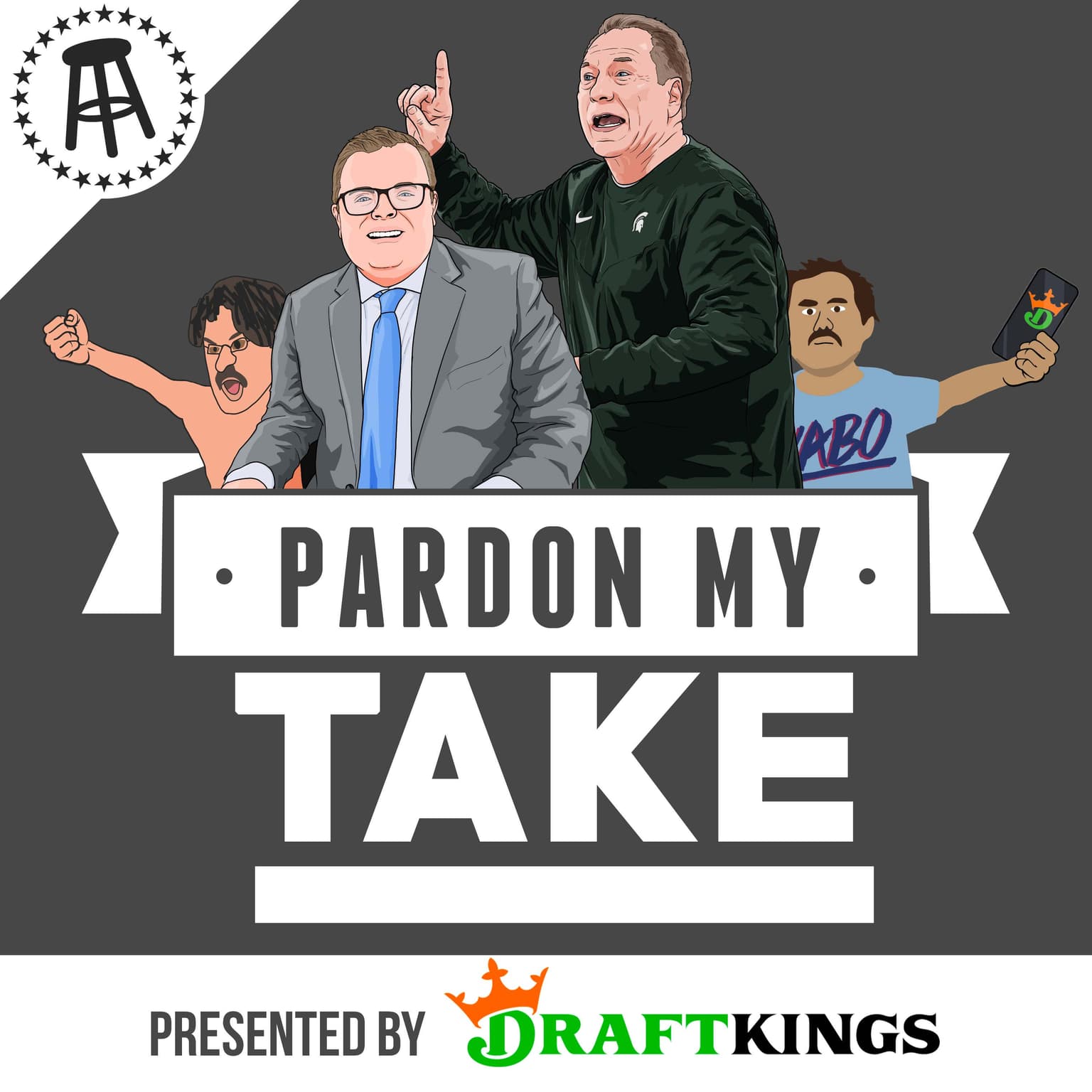 John Fanta, MSU Coach Tom Izzo, PMT Spring Break, Hot Seat/Cool Throne And Listener Submitted Mad Online artwork