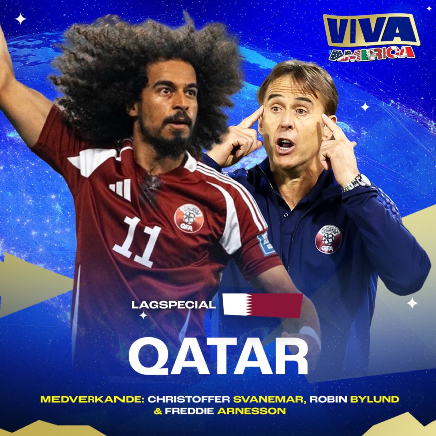 Viva America: Qatar artwork