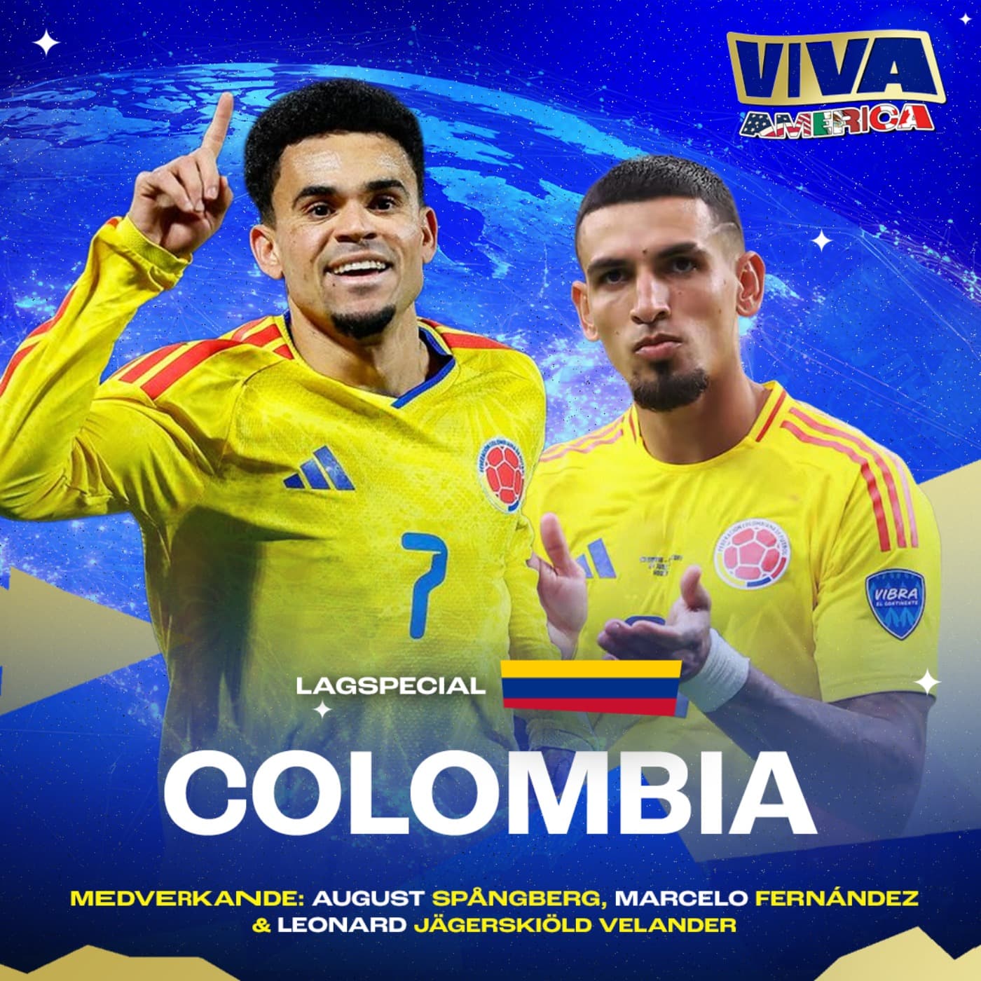 Viva America: Colombia artwork