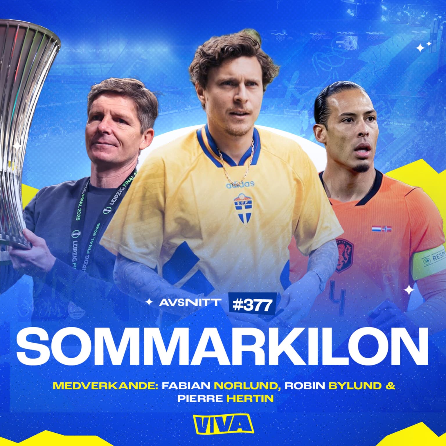 #377 Landslaget samlas inför VM | Crystal Palace vinner Conference League | Gordon till Barça artwork