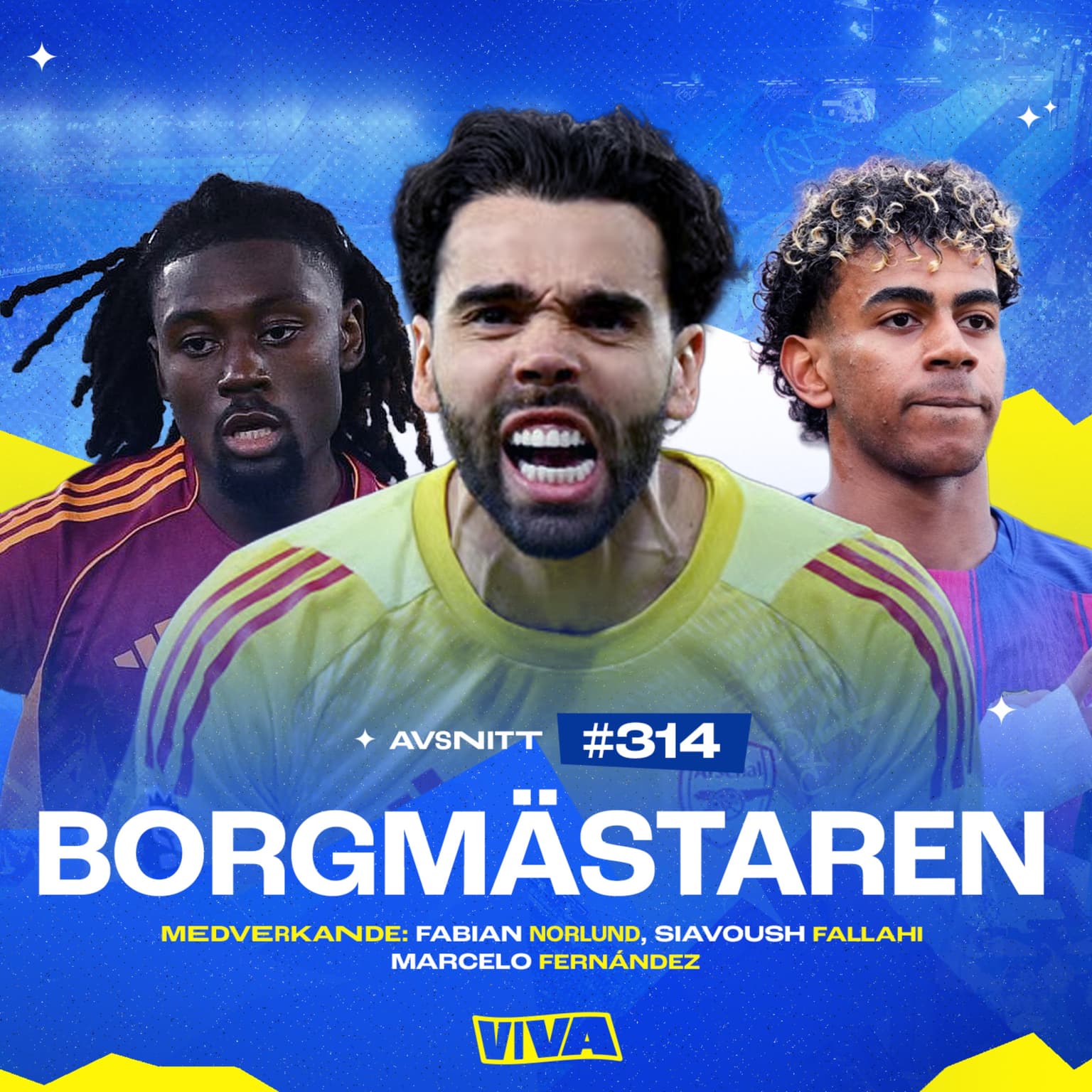 #314 Nervöst Arsenal vinner fult | Lamine Yamal visar Ballon d'Or-form | Mjukglassarna Roma artwork