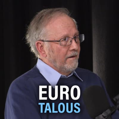 Euron valuviat, euroalueen talous ja EU:n liittovaltiokehitys (Vesa Kanniainen) | Puheenaihe 285 artwork