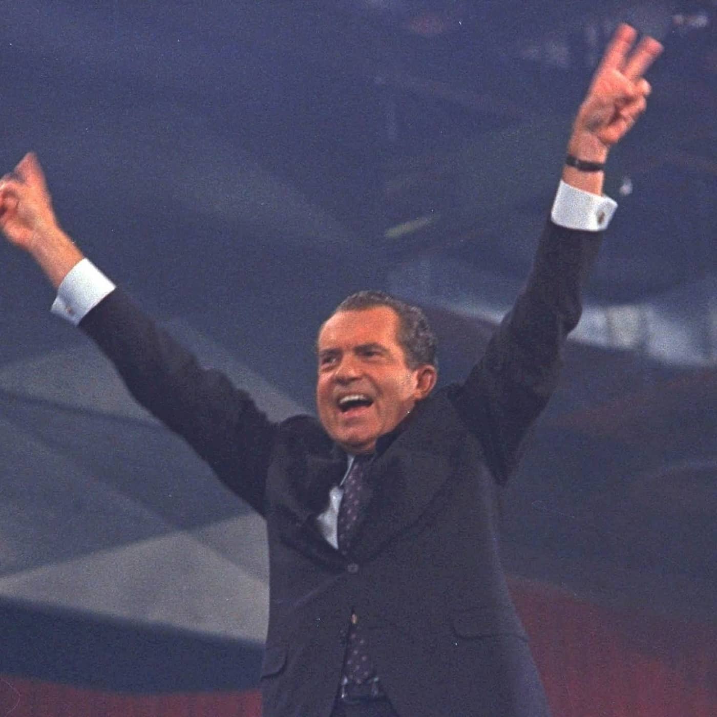 Peace, love och Richard Nixon artwork