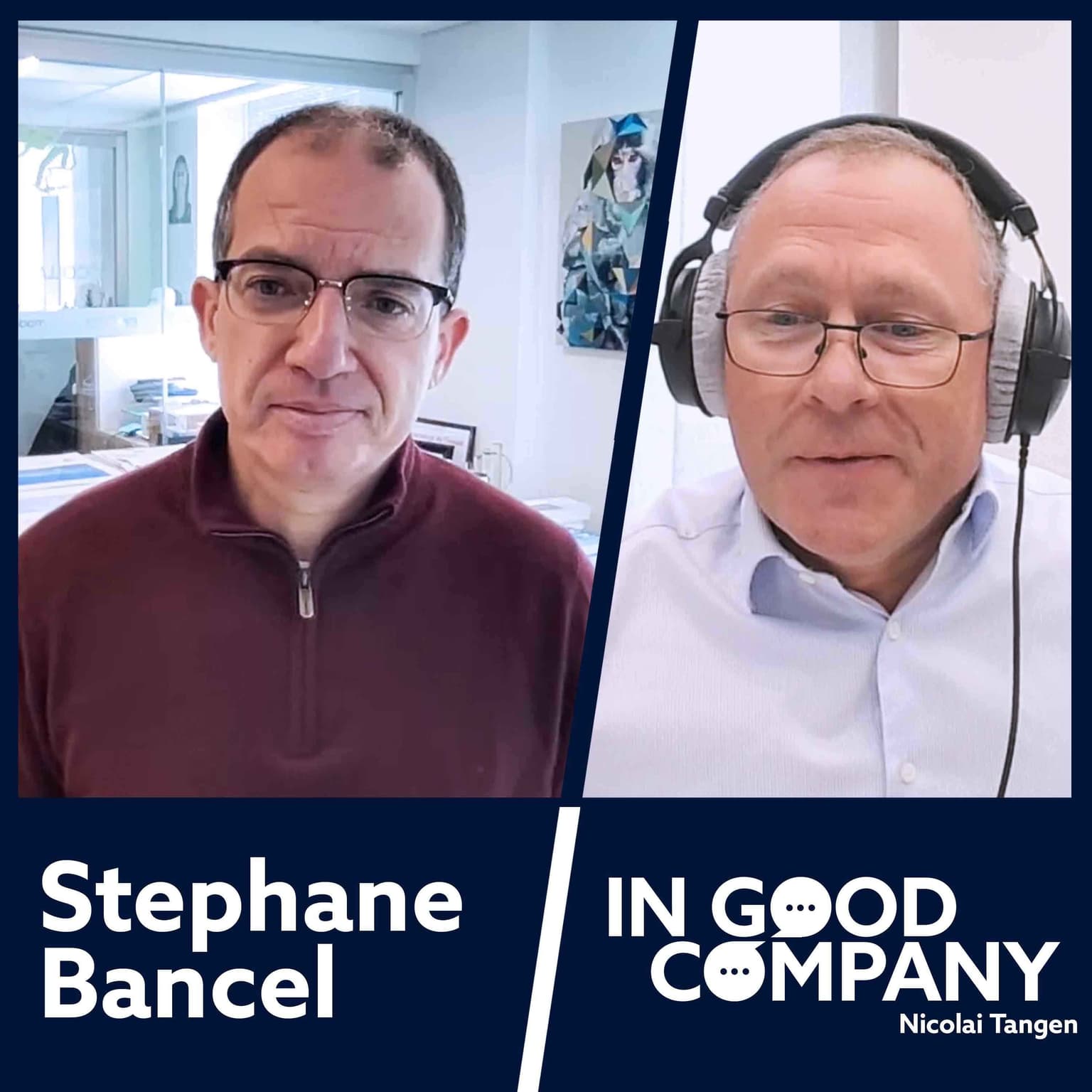 Stephane Bancel CEO of Moderna artwork