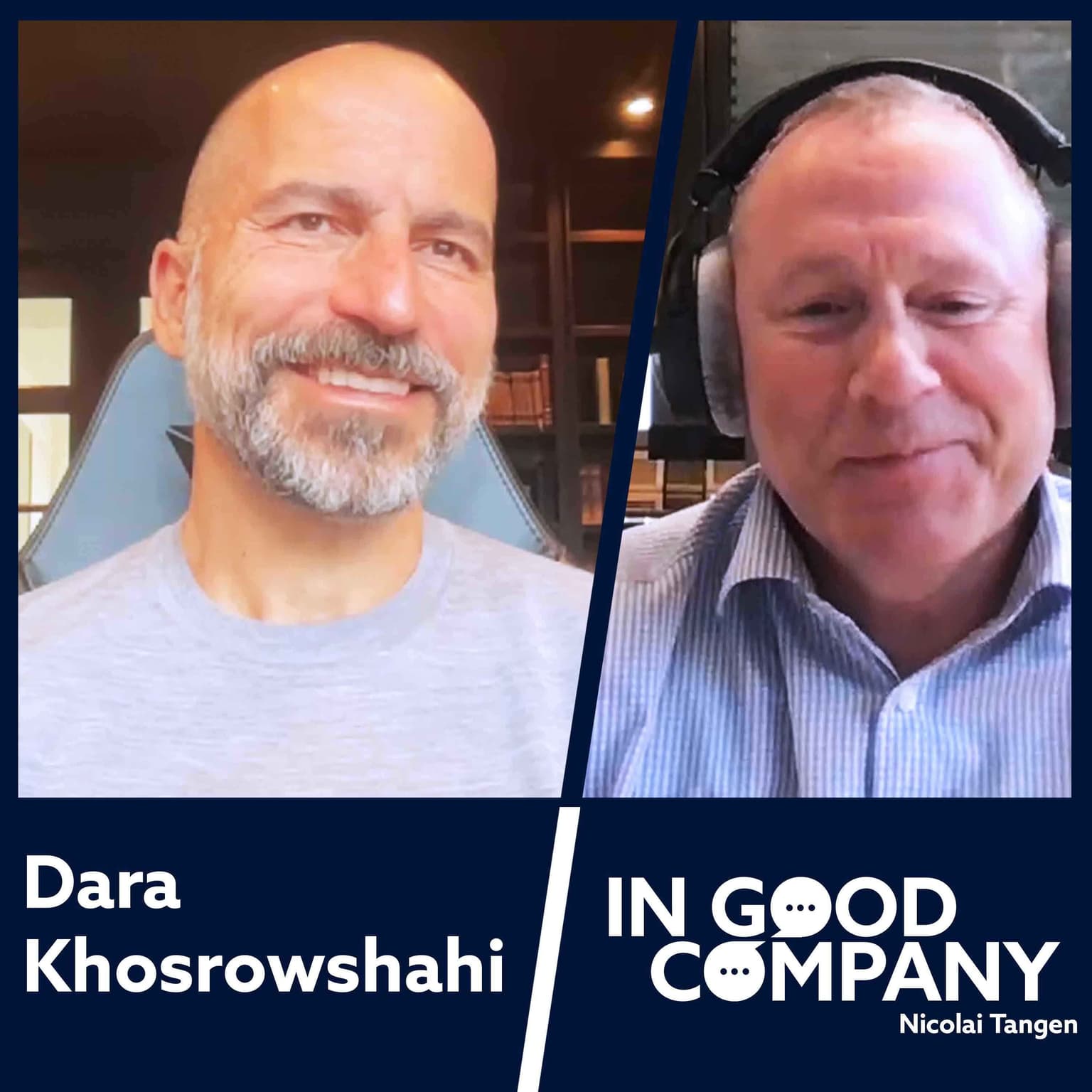 Dara Khosrowshahi CEO of Uber artwork