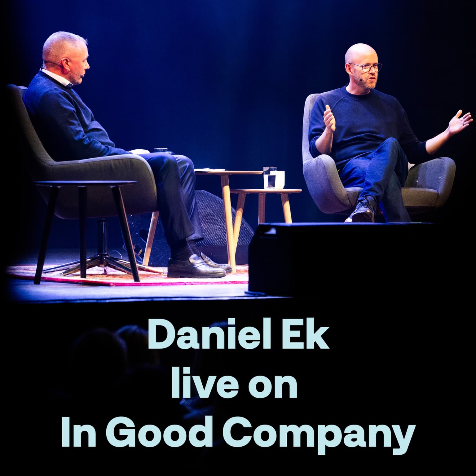 Live podcast with Daniel Ek Founder & CEO Spotify: The future of audio, AI in music and motivation artwork