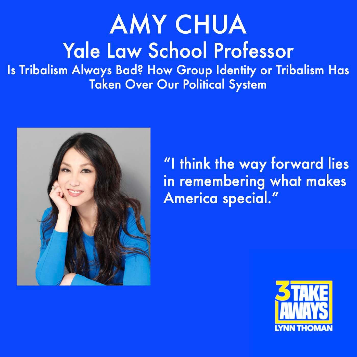 Is Tribalism Always Bad? How Group Identity or Tribalism Has Taken Over our Political System with Yale Law School Professor Amy Chua (repost) (#77) artwork